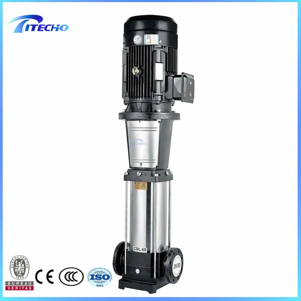 Techo Vertical Stainless Steel 304 Multistage Centrifugal Pump for Fire Fighting System