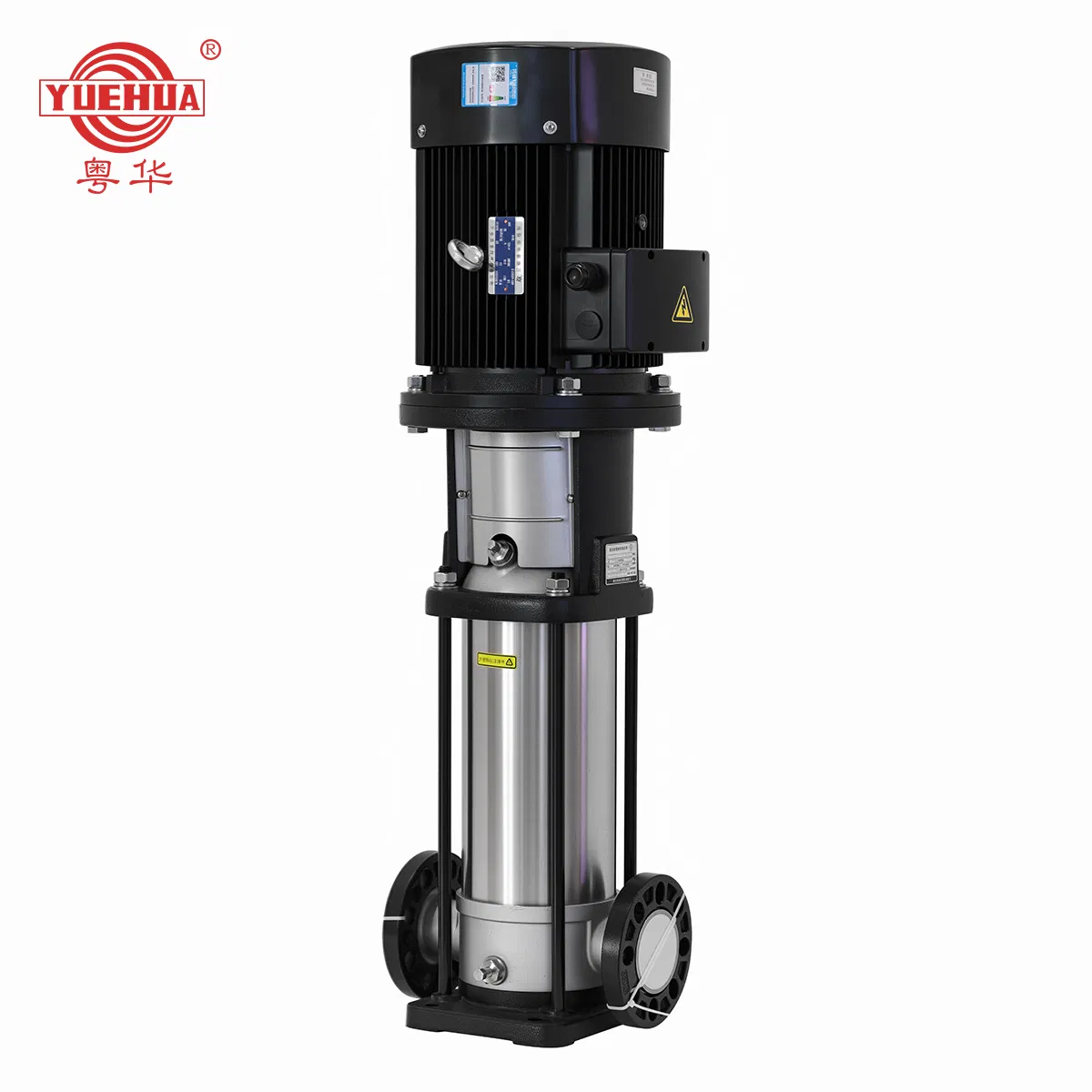 YUEHUA Stainless Steel Vertical Inline Multistage Electric Surface Fire Irrigation Machine Water Booster Centrifugal Pump for Commercial Buildings
