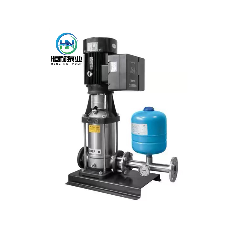 Vertical Inline Multistage Fire Pump Booster Jockey Pump Fluid Pressurization in High-Rise Buildings