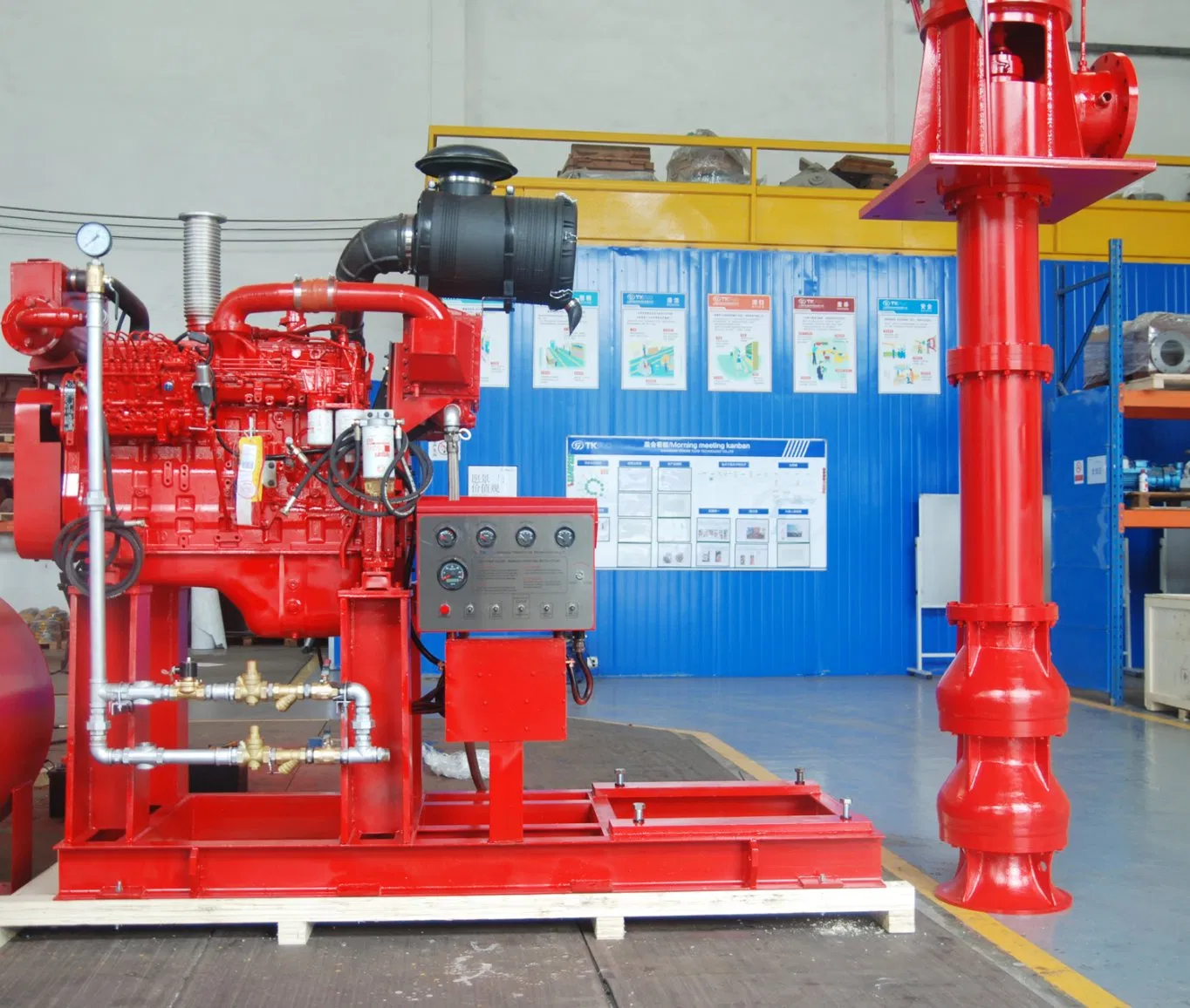 Long Shaft Electric Motors Water Vertical Turbine Fire Fighting Pump for Residences