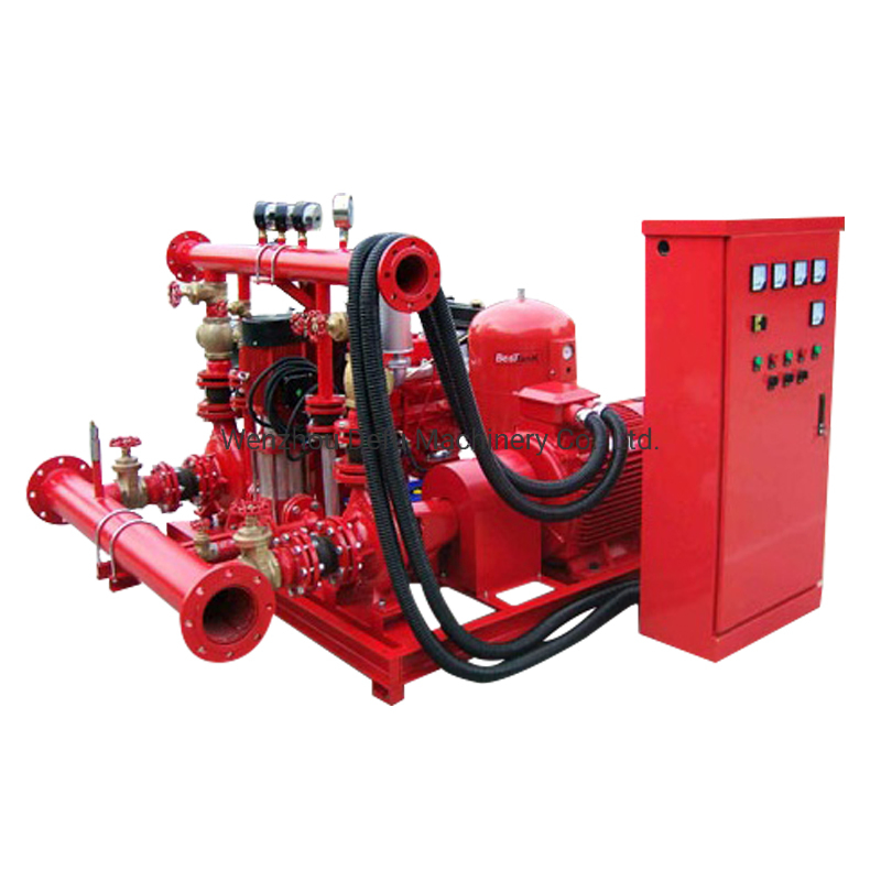 UL/FM Listed Fire Fighting System Skid Mounted Diesel Engine Driven Fire Pump Price