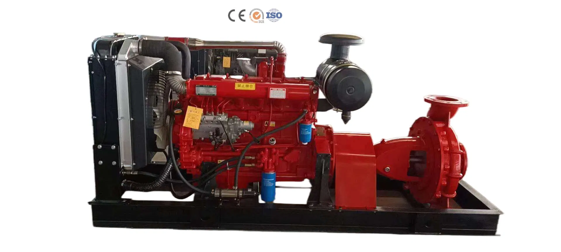 Fire Fighting System Diesel Engine Driven Centrifugal End Suction Fire Pump, Nfpa Listed Fire Fighting Equipment Diesel Fire Water Pump UL/FM