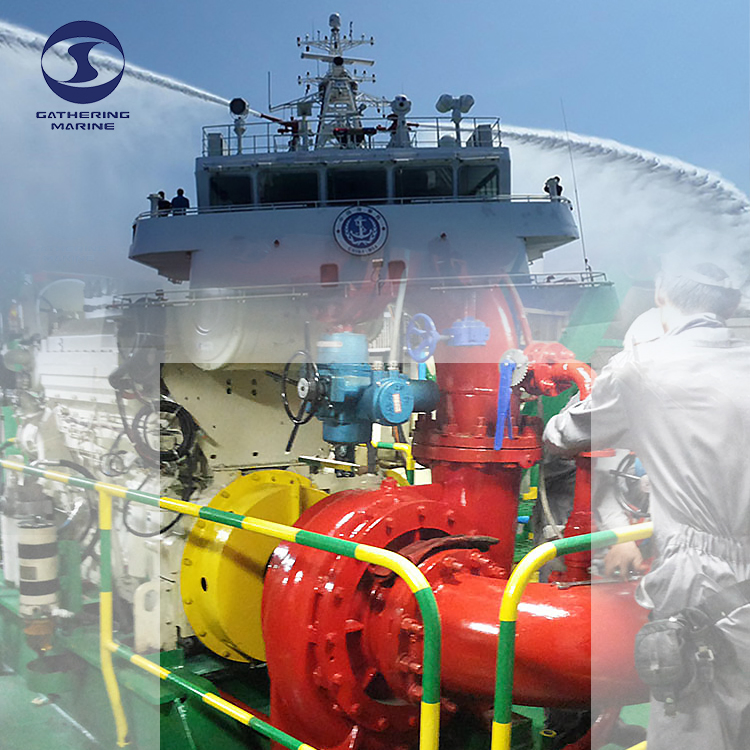 3600m3/H Fifi System Pump Fire Fighting Pump Set with Diesel Engine Sea Water Fire Pump