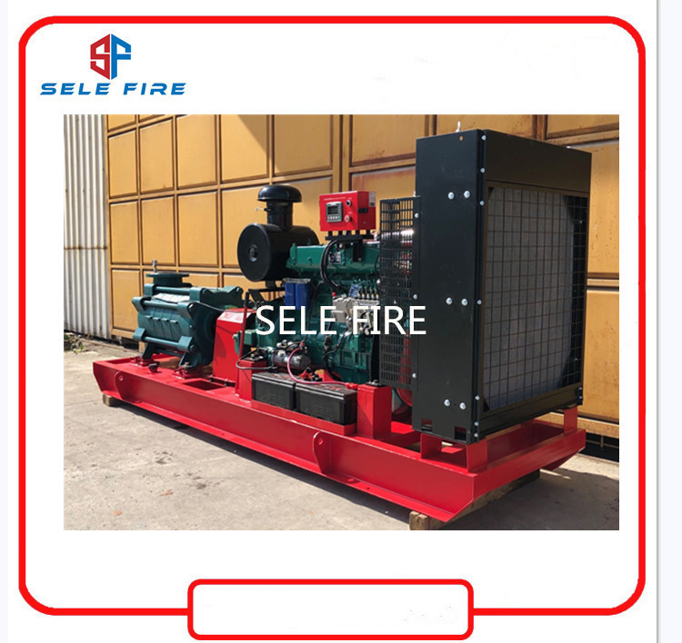 Nfpa20 Listed Best Price Diesel Fire Fighting Multistage Controller Mounted Centrifugal Water Pump