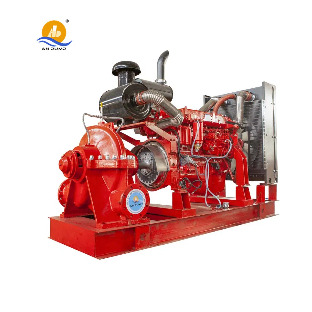 Diesel Engine Double Suction Split Case Fire Fighting Pump Factory