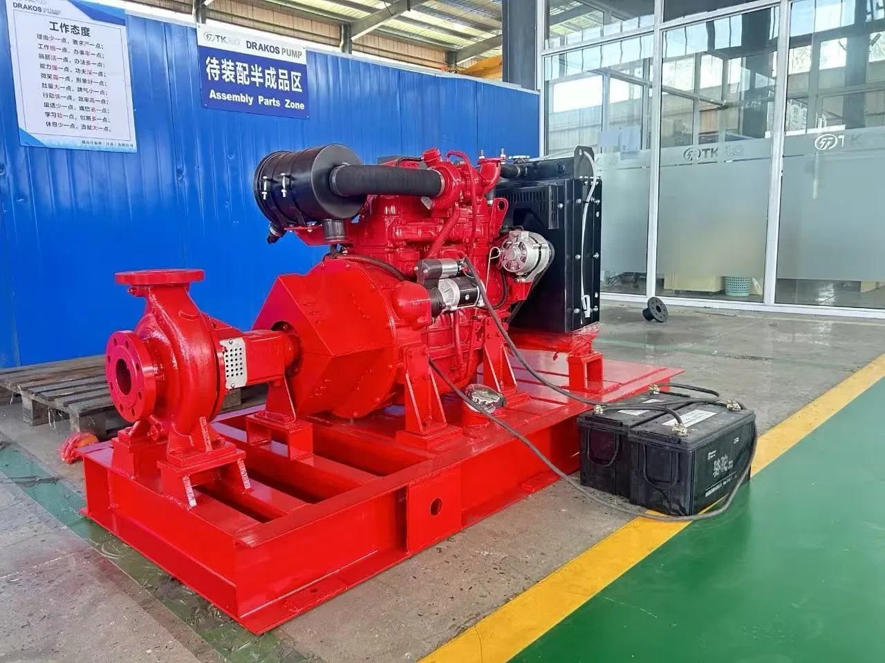 Space-Saving Diesel Engine Horizontal End Suction Fire Fighting Electric Motors Jockey Pump