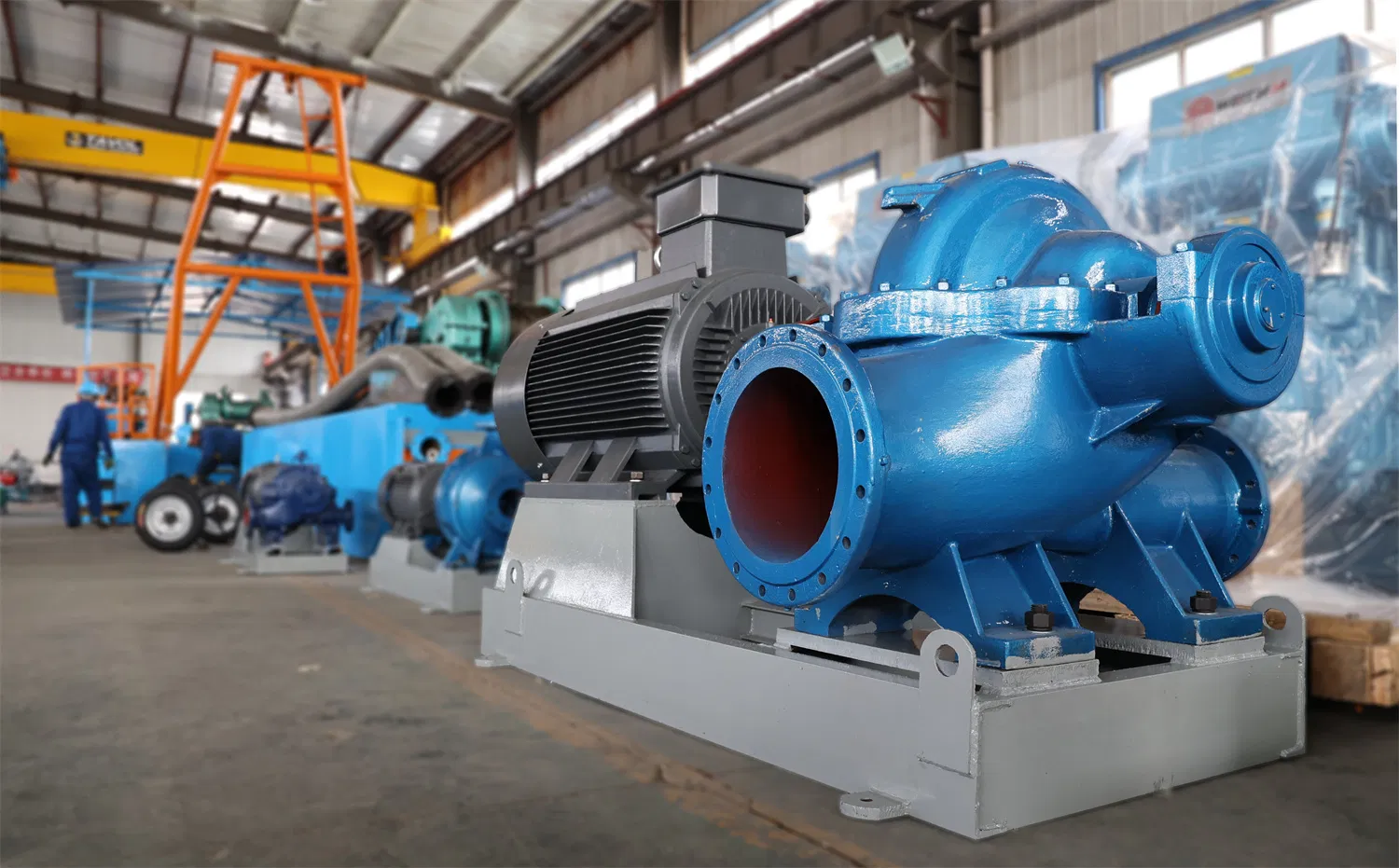 High-Pressure Fire Fighting System Multistage Diesel and Jockey Pump Economical Centrifugal Water Pump