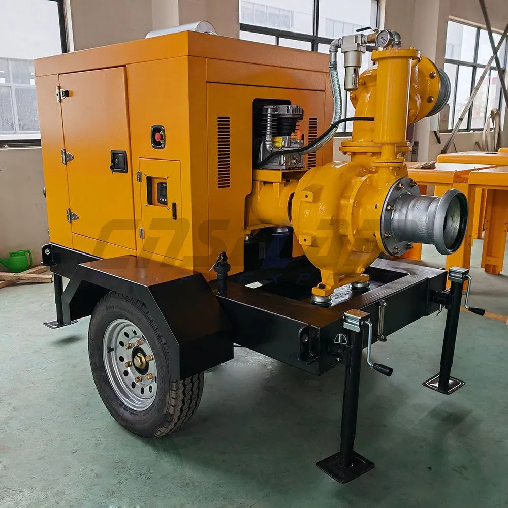 Selam High Capacity Trailer Pump Unit for Fire Fighting
