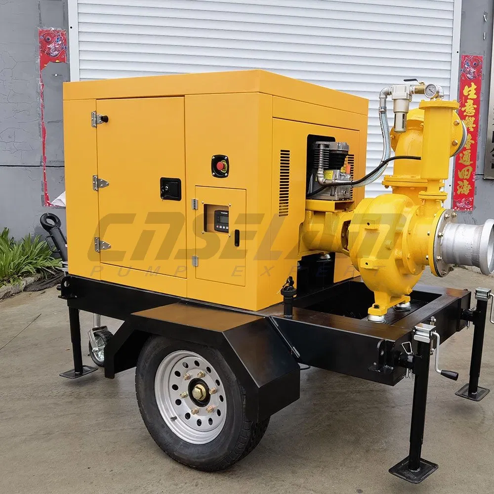 Selam High Capacity Trailer Pump Unit for Fire Fighting