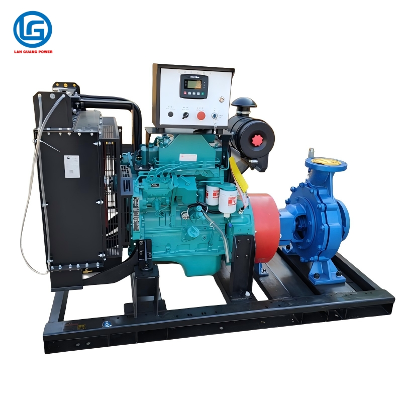 Diesel Engine Emergency Fire Pump Automatically Starts Fire Backup Pump Set When Power Fails