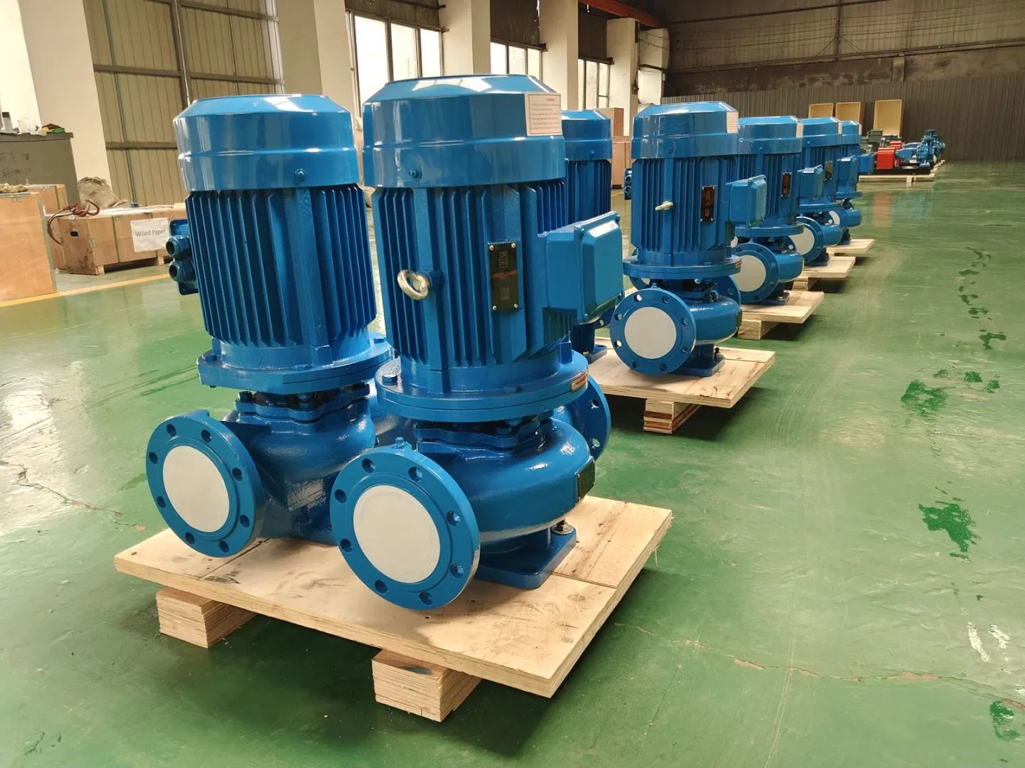 High Pressure Vertical Inline Pump Used in Fire-Protection, HVAC, and Plumbing Applications