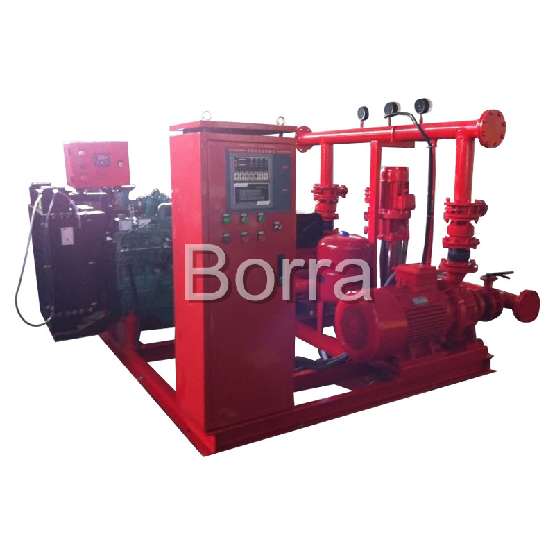 Fire Pump System Fire Fighting Diesel Engine Electric Water Pump
