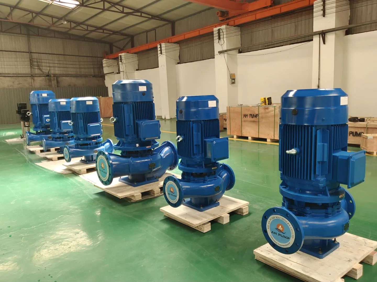 High Pressure Vertical Inline Pump Used in Fire-Protection, HVAC, and Plumbing Applications