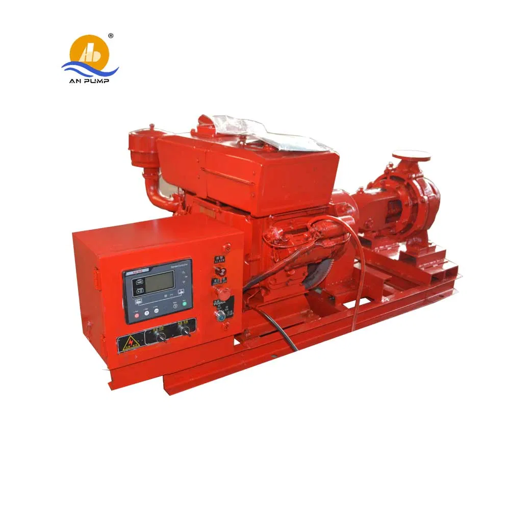 End Suction Fire Fighting Diesel Engine Set Pump