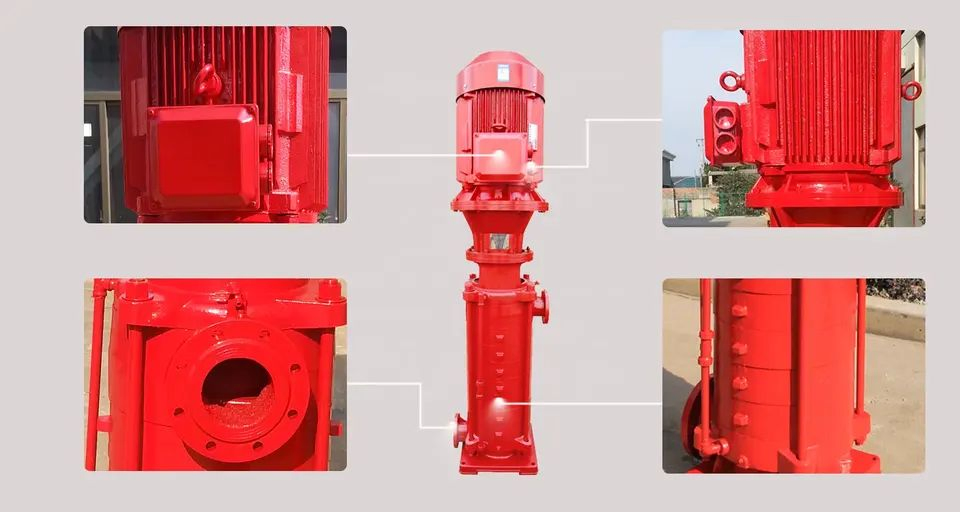 Kangqiao Fire Vertical Multistage Single Suction Non-Seal Centrifugal Chemical Axial Flow Pump for Chloride Evaporation Forced Circulating with ISO/CE