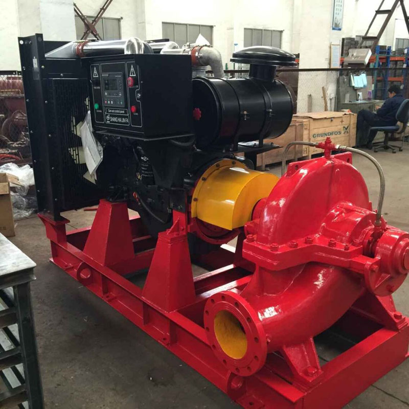 Xbc - Tpow Diesel Fire Pump Set Split Case Pump