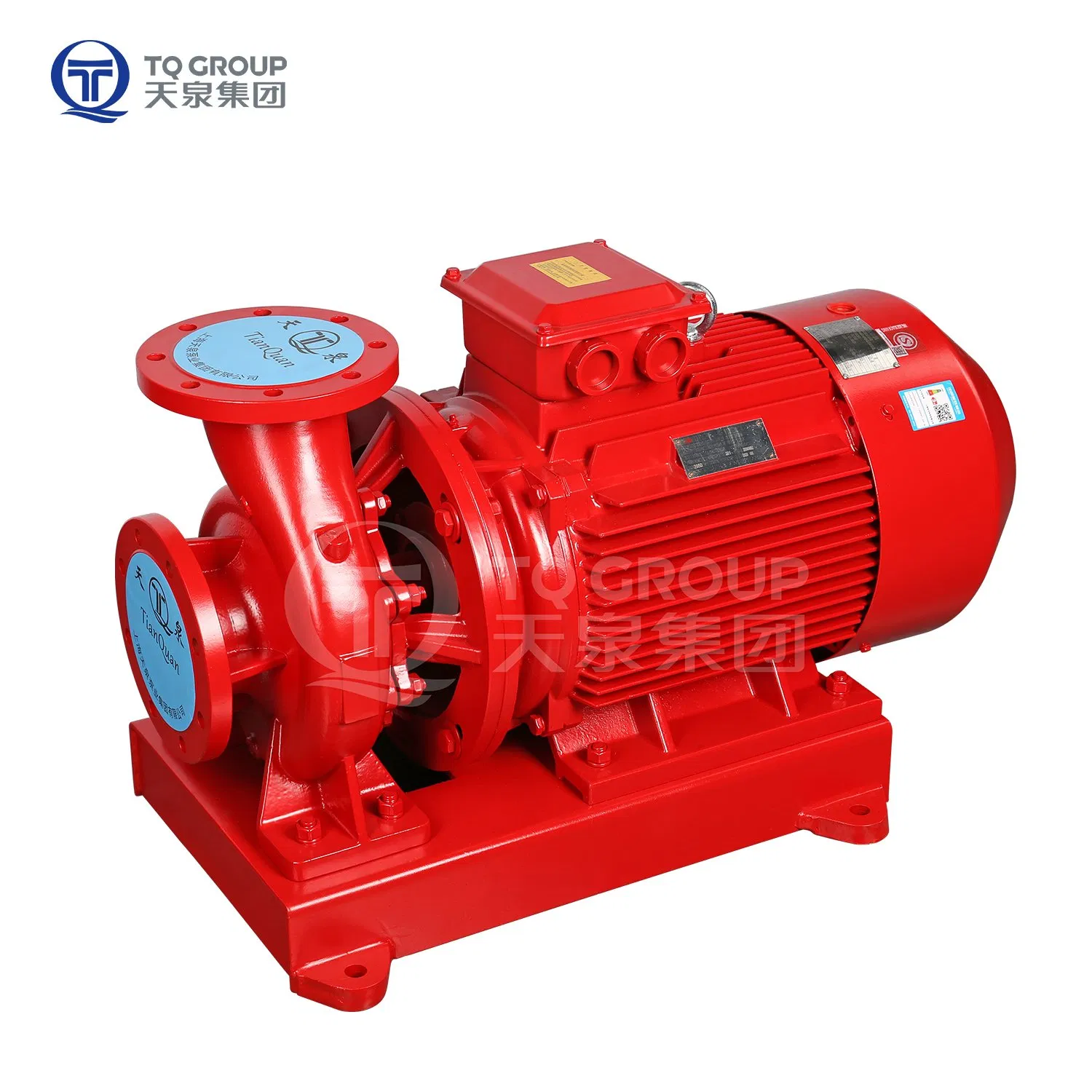 Cccf Electric Vertical Inline Fire Fighting Pump with Stainless Steel Impeller