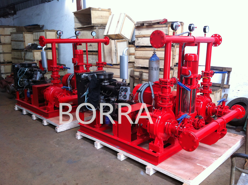 Fire Water Supply Unit with Diesel Pump and Electric Pump