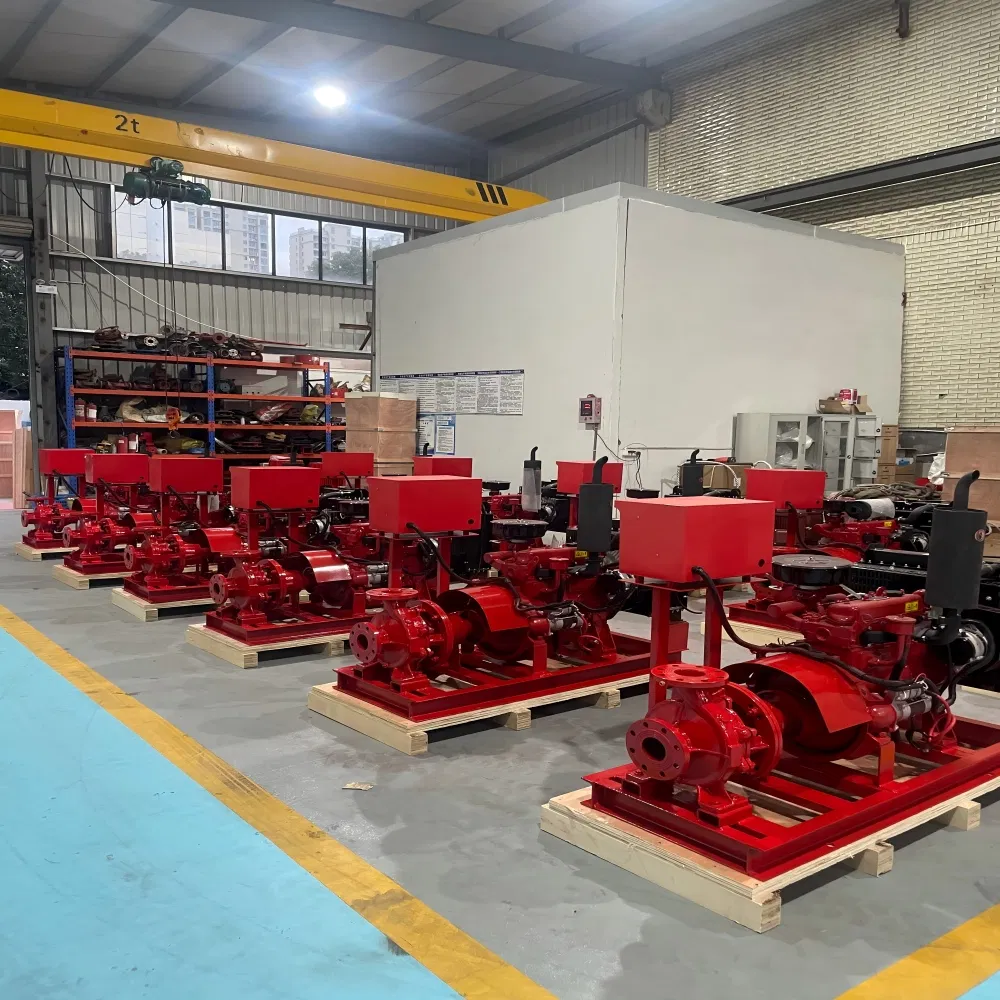 Diesel Engine-Driven Double Suction Split Case Centrifugal Pump with Ultra-Large Flow and High Head Fire Fighting Equipment