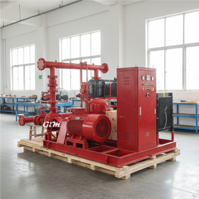 Diesel Engine Driven Fire Fighting Pump Package Nfpa20 Fire Pump Set