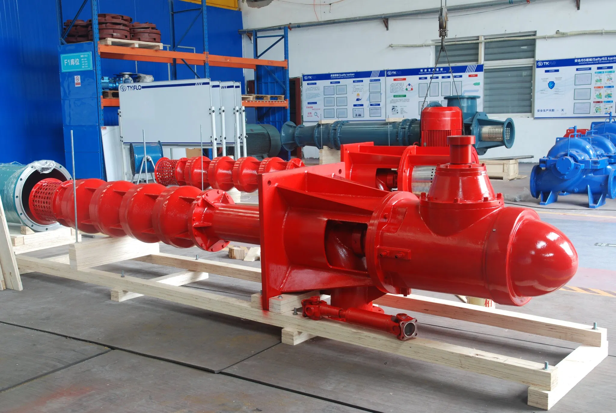 Deep Well Vertical Turbine Split Casing Fire Fighting Pump with Diesel Engine