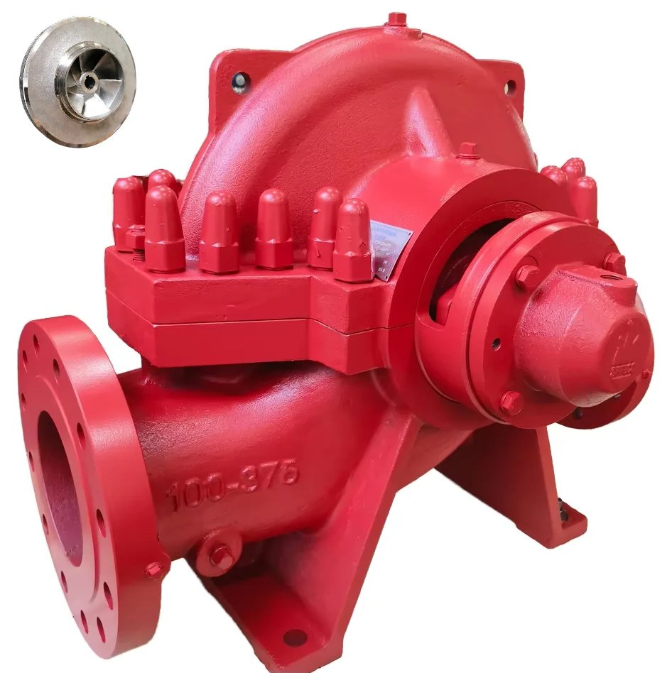 High Quality UL Listed Fire Pump with Single Stage Double Suction Split Case