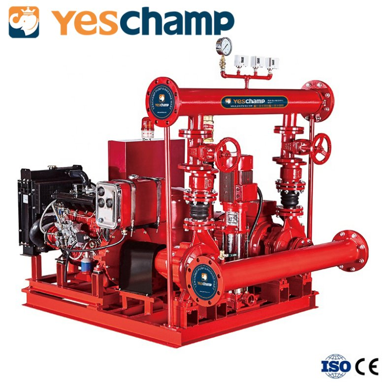 Edj Series 500gpm Skid Mounted Fire Fighting Pump Set