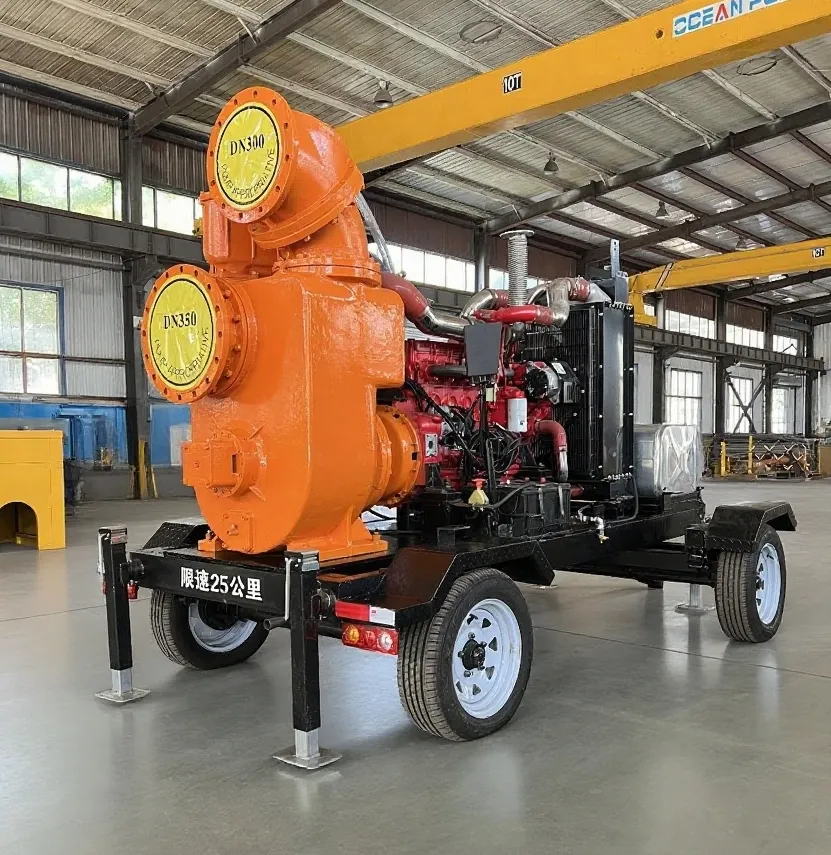 Flood Prevention Mobile Pump