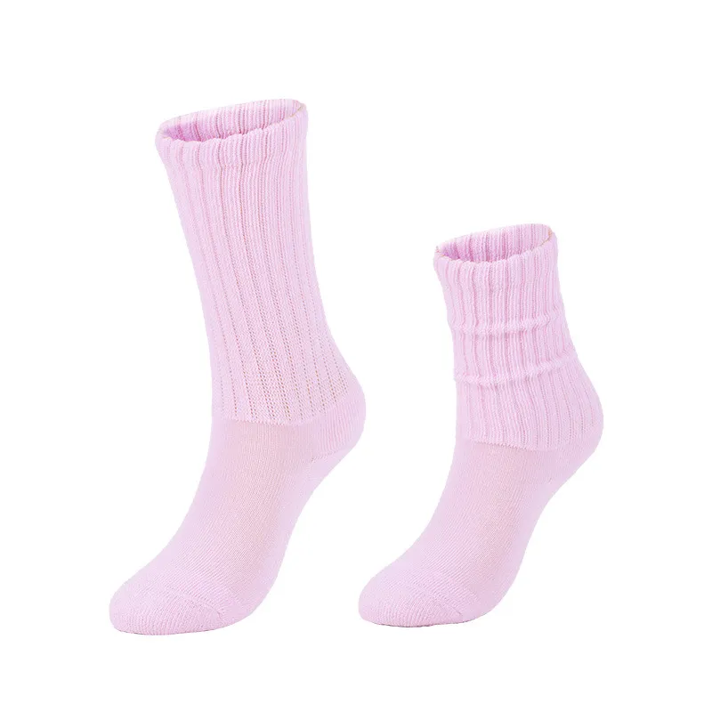 Meias Retro Coloridas Empilháveis para Moda Trendy