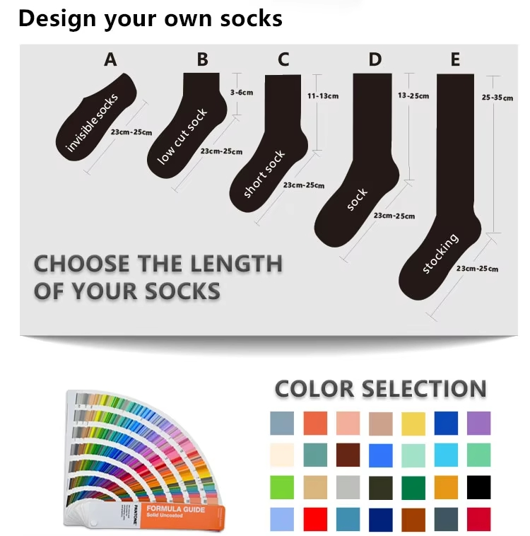 Unisex Crew Loose Fit Thick Style Men Bamboo Made Custom Logo Anti-Slip Diabetic Socks