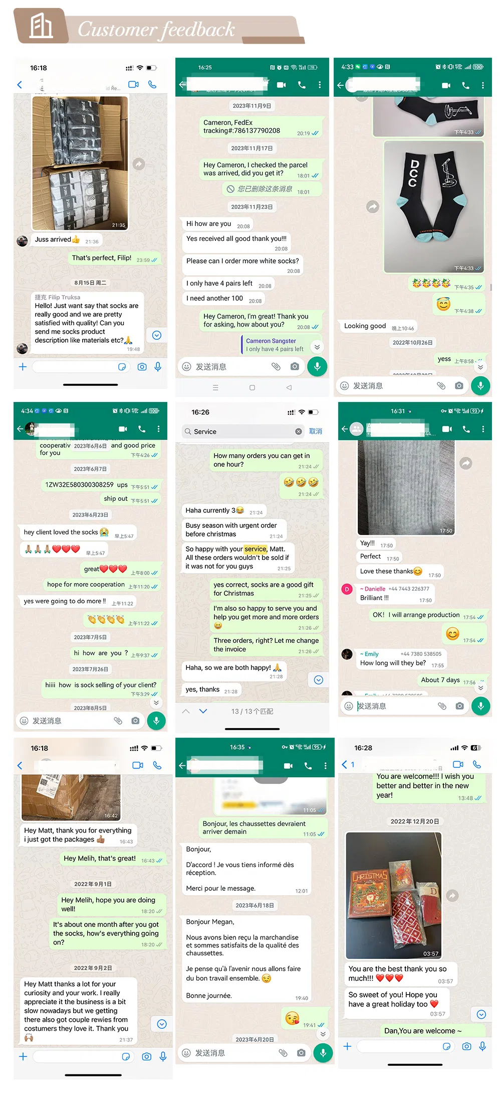 Meias de Negócios de Algodão Listrado e Comprimido Personalizadas para Homens de Bambu