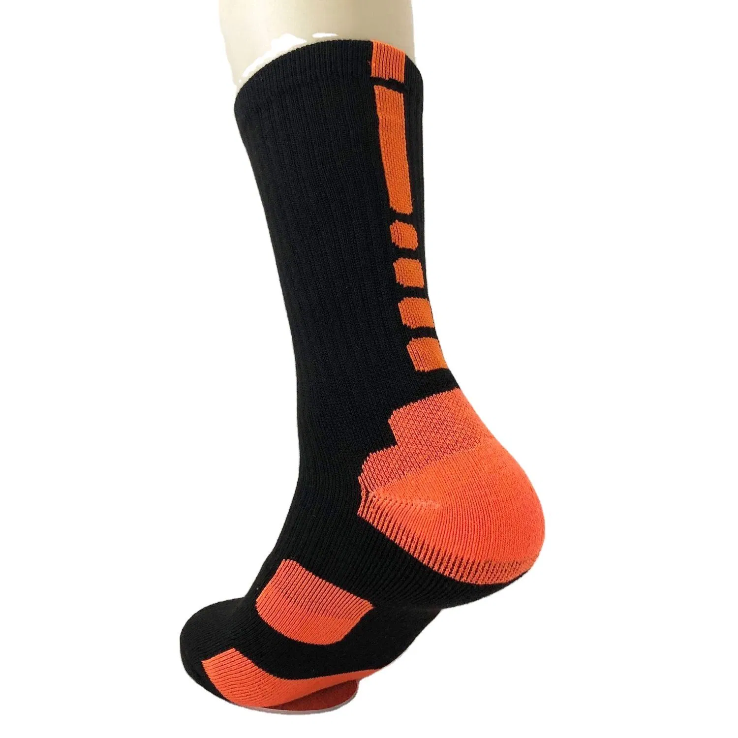 Amostra Grátis Meias Coloridas para Esportes Masculinas Meias de Algodão com Logo Personalizado Meias de Basquete para Homens e Crianças