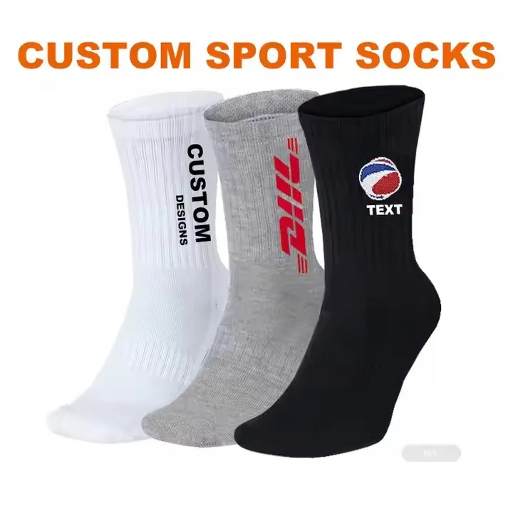 Meias de Basquete Masculinas Personalizadas de Alta Qualidade Meias Esportivas