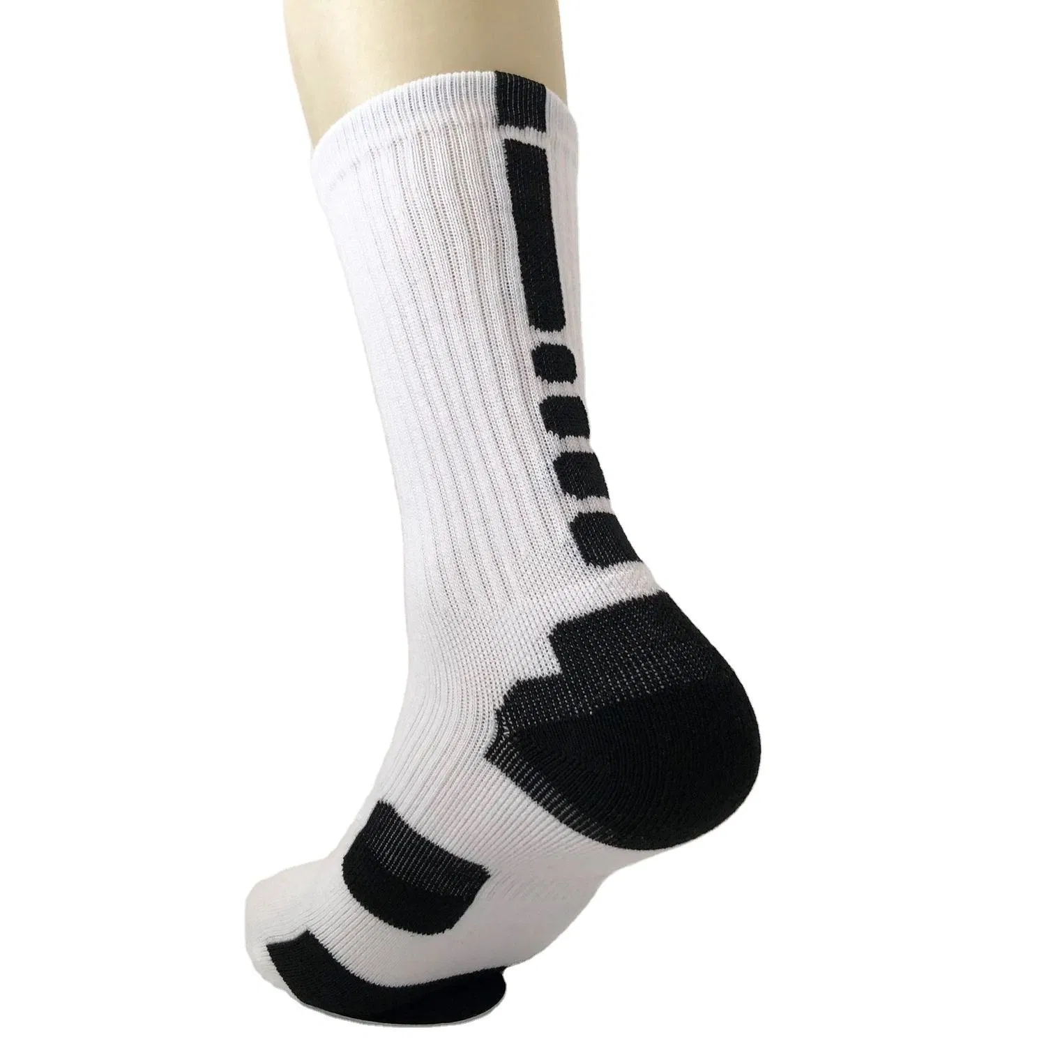 Amostra Grátis Meias Coloridas para Esportes Masculinas Meias de Algodão com Logo Personalizado Meias de Basquete para Homens e Crianças