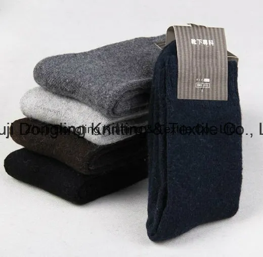 Design Personalizado Atacado Meias de Lã Merino para Homens