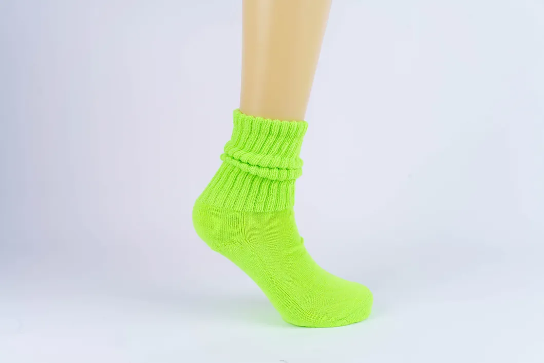 Meias Retro Coloridas Empilháveis para Moda Trendy