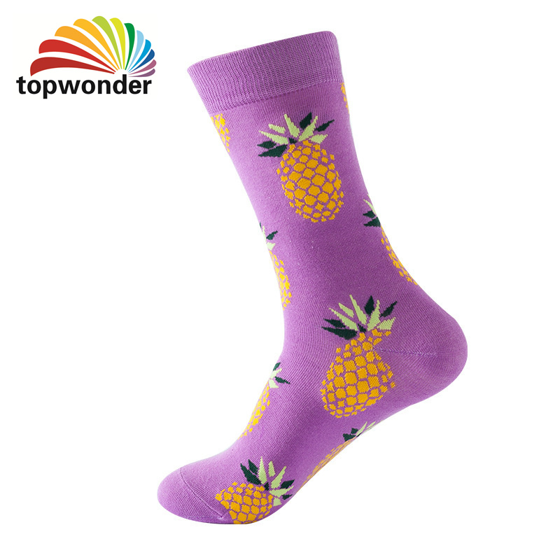 Atacado e personalização de todos os designs de meias de vestido de joelho de frutas em alta moda, disponíveis em muitas cores a preços baixos