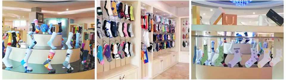 Showroom de meias desportivas