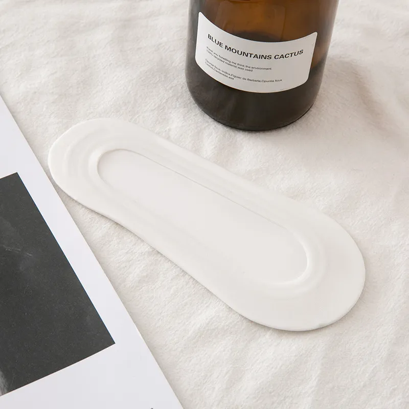Meias de Seda de Gelo para Mulheres, Finas de Algodão, com Boca Rasa, Invisíveis, com Renda para o Verão