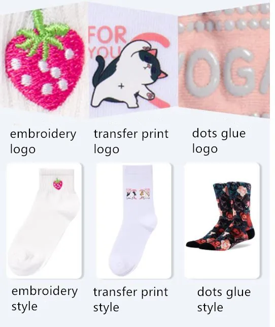 Meias de algodão personalizadas com logotipo, todas as cores, meias esportivas a baixo preço