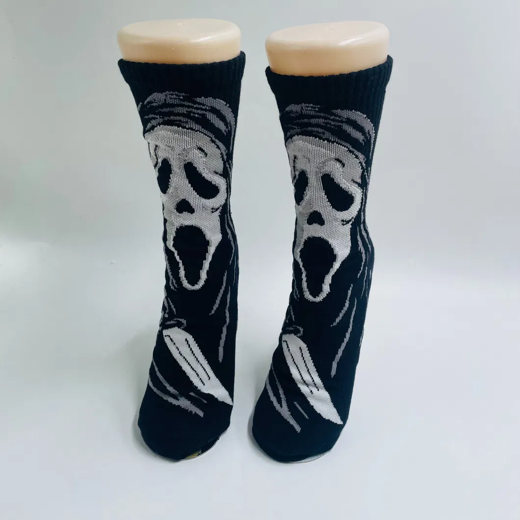 Meia de Algodão Grande Cabeça Ghost Face Personalizada