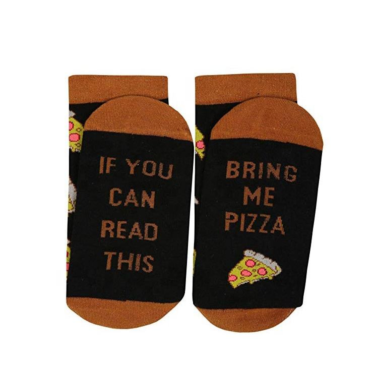 Xianghui meias pizzas personalizadas grossista colorido meias Jacquard Design de Moda vestir meias