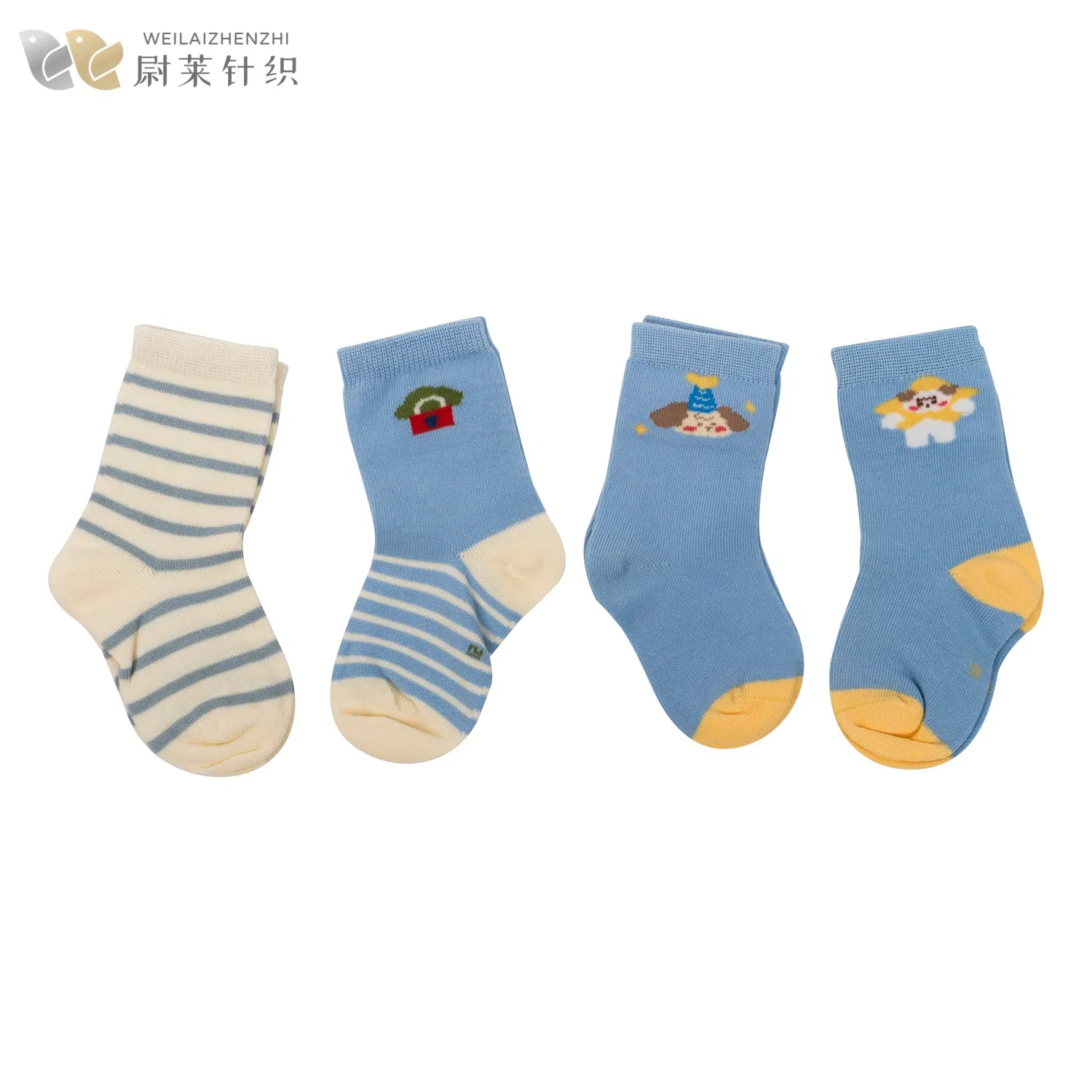 Meias de Algodão Impressas com Animais Fofos para Atacado, Meias Casuais para Crianças, Meias de Desenho Animado, Personalizáveis, Engraçadas, de Outono, Tricotadas