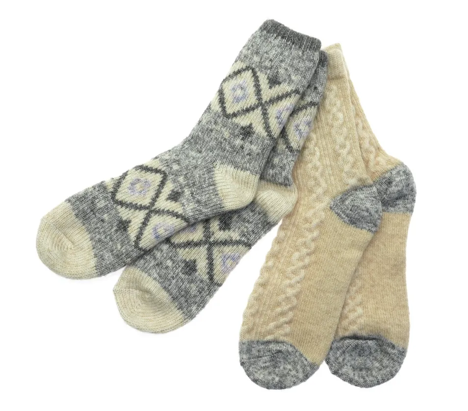 Meia curta de tornozelo em algodão com aquecedor de perna de poliéster reciclado antibacteriano 100%