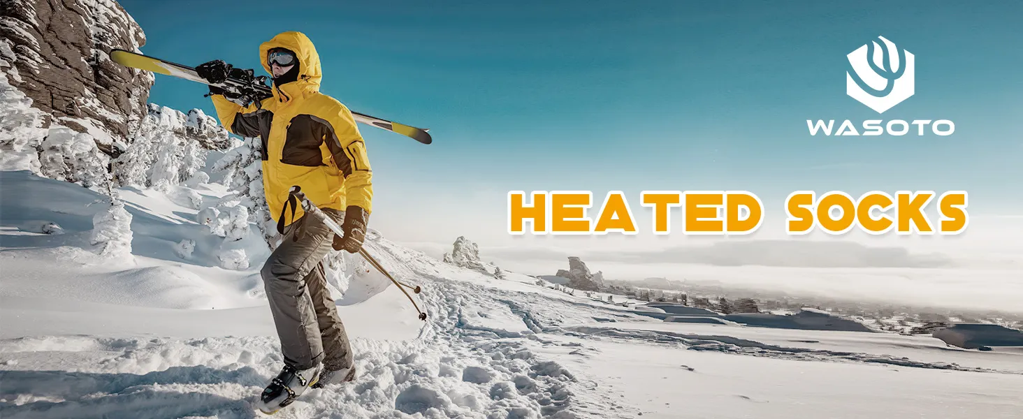Meias Térmicas Aquecidas Controle Remoto Recarregáveis Elétricas com Bateria