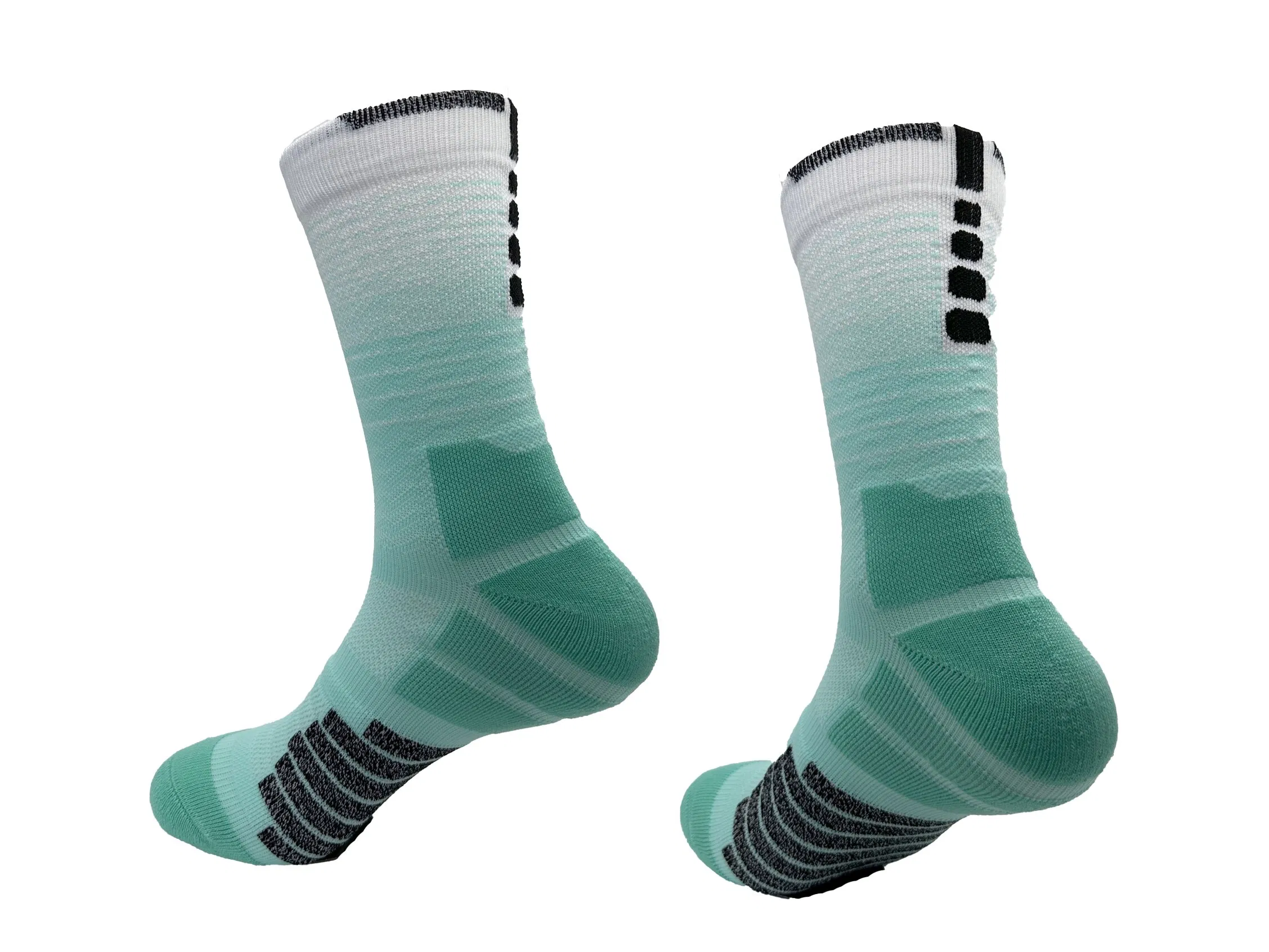 Meias de Poliéster Altas Antiderrapantes Inverno Simples Crew Cano Curto Tubo ODM Descartáveis Tecidas 3D Designer Personagem Alto Fino Spandex