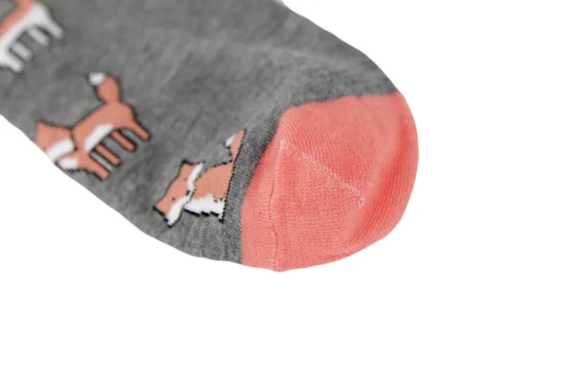 Meias curtas unissex de algodão personalizadas para bebês e crianças