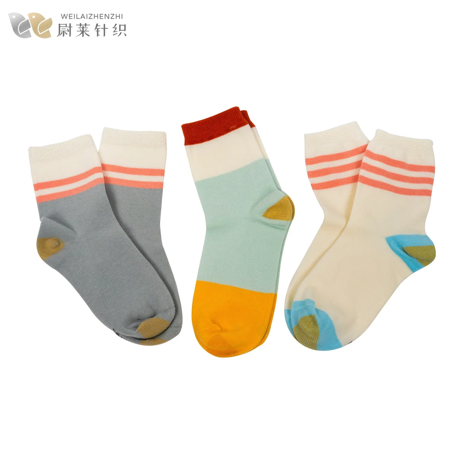 Meias de Algodão de Designer em Estilo Cartoon Bonitas e Engraçadas para Crianças, Florais, Casuais, de Outono, Atacado