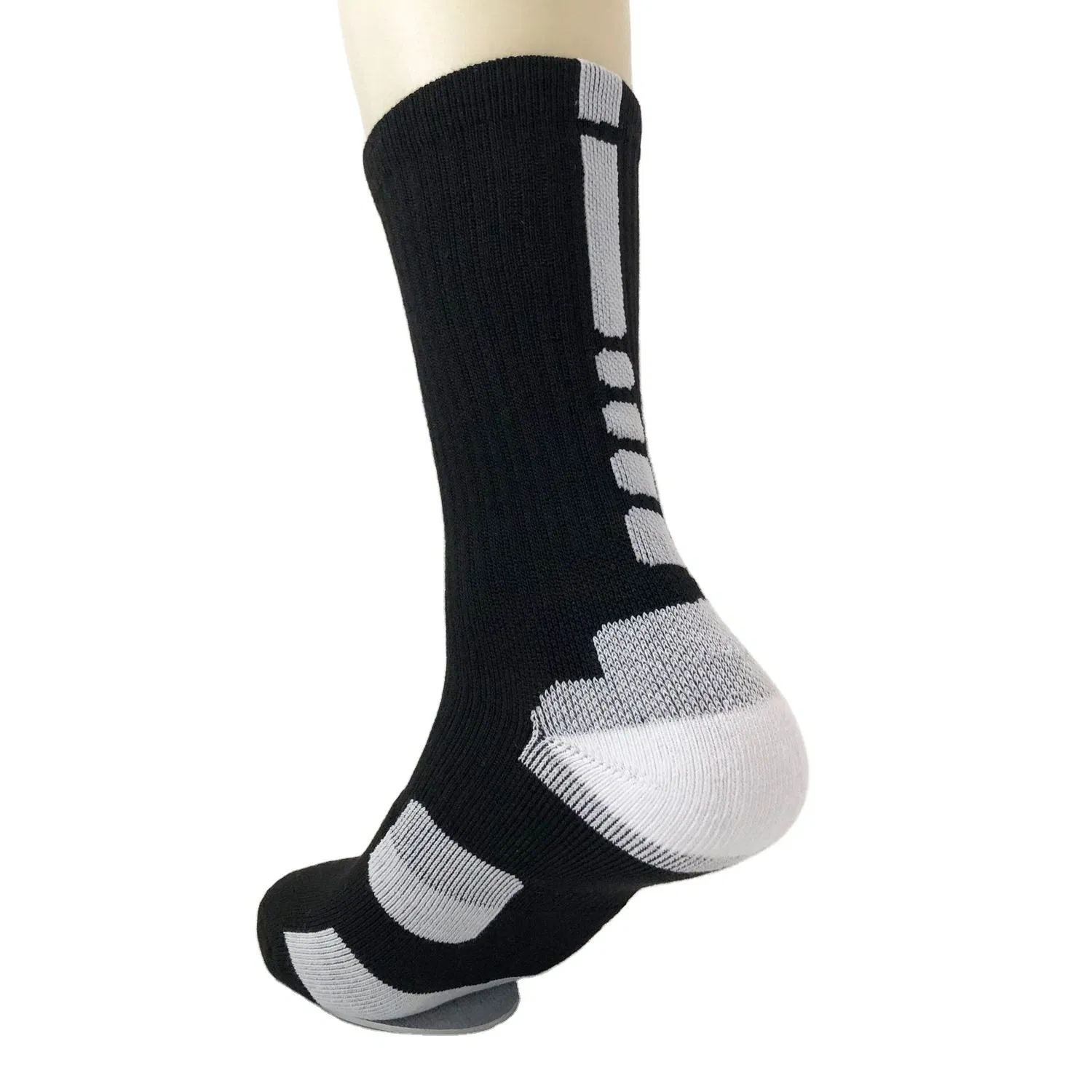Amostra Grátis Meias Coloridas para Esportes Masculinas Meias de Algodão com Logo Personalizado Meias de Basquete para Homens e Crianças