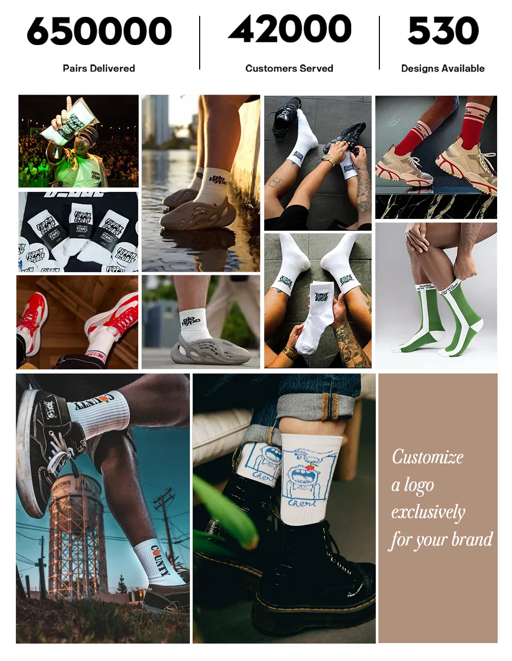 Meias de Lã Merino Personalizadas, Tricô Grosso, Quentes, Meias de Lã para o Inverno